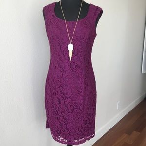 Adrianna Papell Lace Cocktail Dress